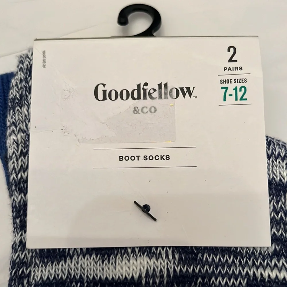 Goodfellow &‎ Co 2 pairs boot socks, New